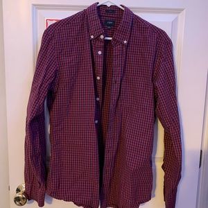 Plaid Jcrew Button up